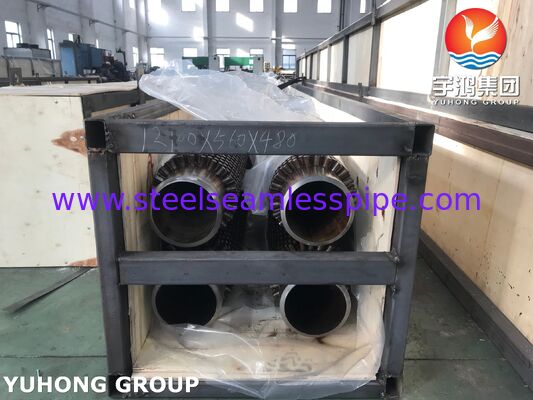 फायर्ड हीटर के लिए ASME SA335 P9 स्टडेड फिन ट्यूब