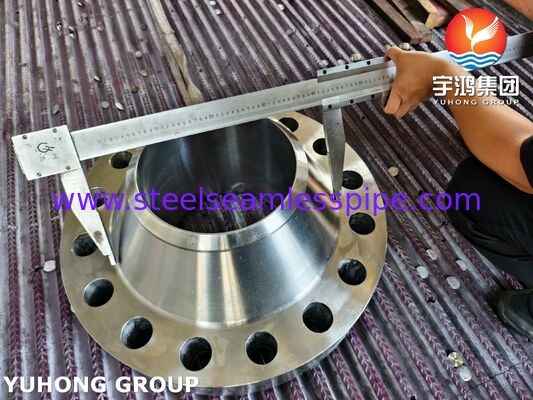 ASTM A182 F347 वेल्ड नेक फ्लैंज / EN 1.4550 स्टेनलेस स्टील फ्लैंज WNRTJ फ्लैंज