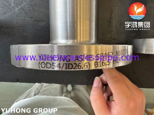 ASME SB462 UNS N10276 LWN फ्लैंज ASME B16.5 Hastelloy C276 लॉन्ग वेल्ड नेक फ्लैंज