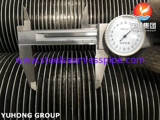 सुपरहीटर के लिए उच्च आवृत्ति वेल्डेड फिनेड ट्यूबें ASTM A213 T9
