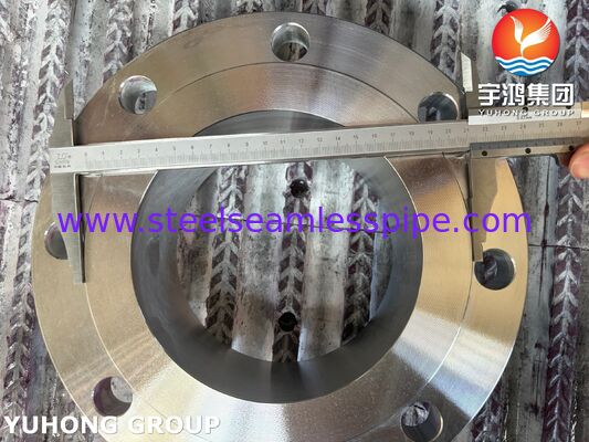 ASTM A182 F51 फ्लैंज UNS S31803 डुप्लेक्स स्टील वेल्ड नेक फ्लैंज फोल्डेड WNRF फ्लैंज