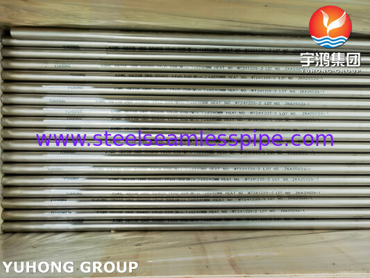 ASME SB338 UNS R50400 कंडेनसर और हीट एक्सचेंजर के लिए सीमलेस टाइटेनियम ट्यूब
