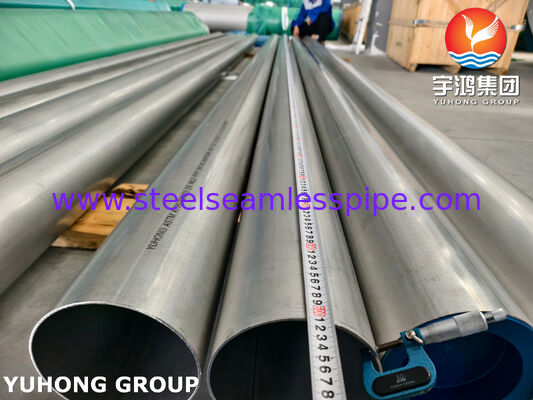 Duplex2205 Pipe , ASTM A790 UNS S31803 Duplex Steel Welded Pipe For Water Treatment