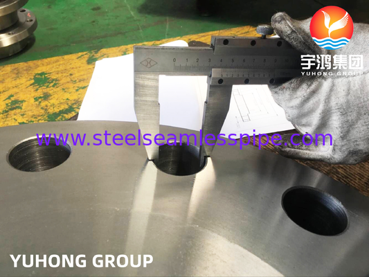 उच्च-तापमान पाइपिंग के लिए रेज्ड फेस RF के साथ ASTM A182 F22 मिश्र धातु स्टील ब्लाइंड फ्लैंज