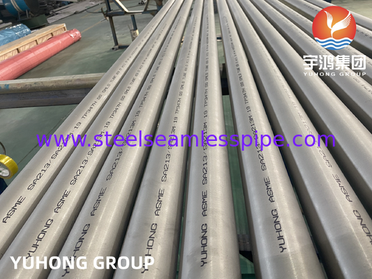 उच्च तापमान सेवा के लिए ASTM A213 TP347H नाइओबियम-स्थिर सीमलेस स्टेनलेस स्टील हीट एक्सचेंजर ट्यूब