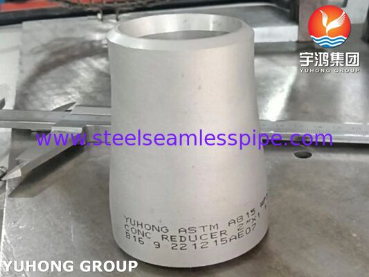ASTM A815 Super Duplex 2507 Seamless Concentric Reducer Buttweld Pipe Reducer for Offshore Oil and Gas