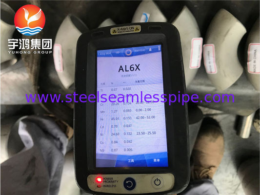ASTM B366 AL6XN UNS N08367 कोहनी सुपर ऑस्टेनिटिक स्टेनलेस स्टील पाइप फिटिंग
