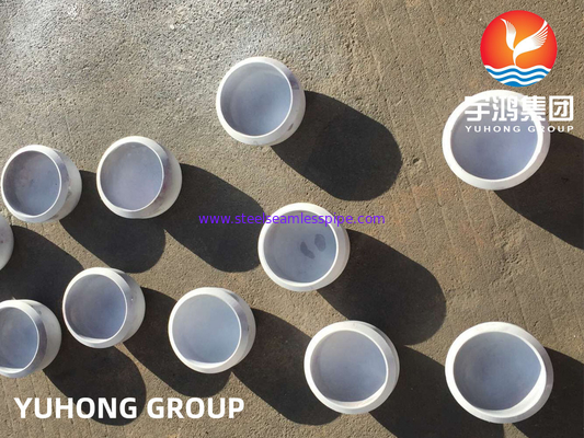 ASTM B366 INCONEL625 कैप UNS NO6625 DIN 2.4856 बट वेल्ड फिटिंग