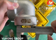 ASTM A182 F316 जाली स्टील पाइप फिटिंग कोहनी 1 1/2 &quot;कक्षा 6000 B16.11 निंदनीय आयरन पिरोया