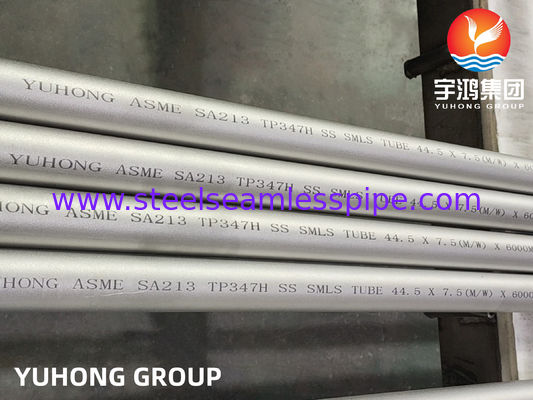 ASTM A213 TP347H / EN 1.4961 स्टेनलेस स्टील सीमलेस ट्यूब हीट एक्सचेंजर ट्यूब