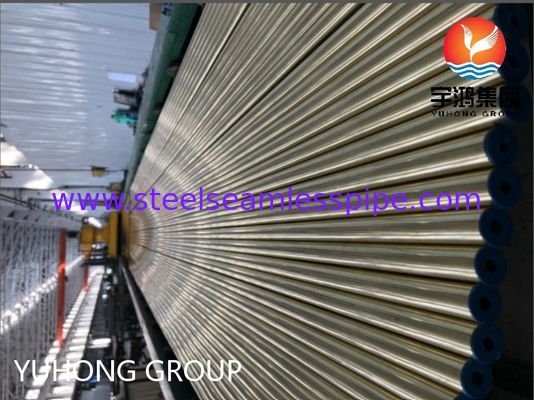 ASTM B111 C44300 O61 सीमलेस कॉपर ट्यूब पीतल कॉपर गोल ट्यूब गर्मी एक्सचेंजर अनुप्रयोगों के लिए