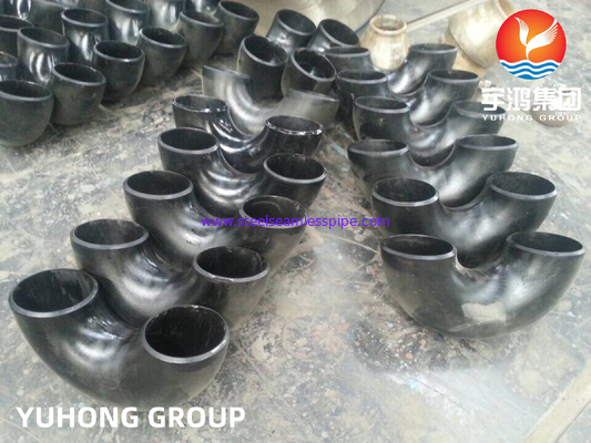 ASTM A234 WP9 180 डिग्री वापसी कोहनी मिश्र धातु स्टील बटवेल्ड फिटिंग