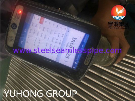 ASME SB163 Incoloy 825 N08825 क्षरण प्रतिरोधी हीट एक्सचेंजर के लिए निकेल मिश्र धातु सीमलेस ट्यूब