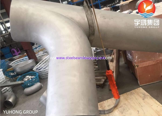 ASTM B366 इनकोनेल 600 / UNS N06600 स्वीप टी निकेल मिश्र धातु स्टील फिटिंग