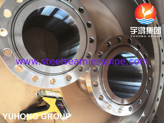 ASTM A182 F310 स्टेनलेस स्टील वेल्ड नेक फोल्डेड फ्लैंज RTJ ASME B16.5