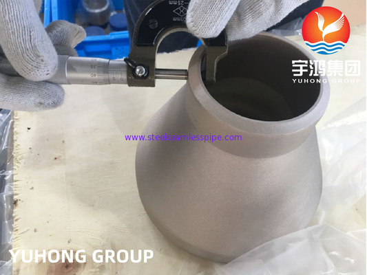 ASTM B466 UNS C70600 कॉपर निकेल रिड्यूसर CuNi 90/10 बटवेल्ड फिटिंग