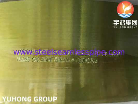 A694 F52 वेल्ड-नेक फ्लैंज जंग संरक्षण के साथ, कार्बन और मिश्र धातु स्टील B16.47 फोर्जिंग्स, हाइड्रोजन सल्फाइड प्रतिरोधी