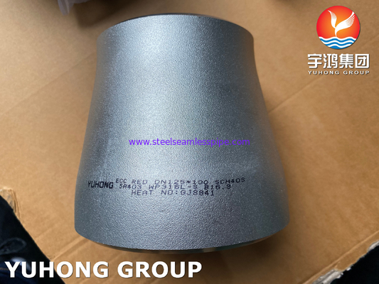 ASME B16.9 ASTM A403 WP316L-S रेड्यूसर स्टेनलेस स्टील बटवेल्ड पाइप फिटिंग