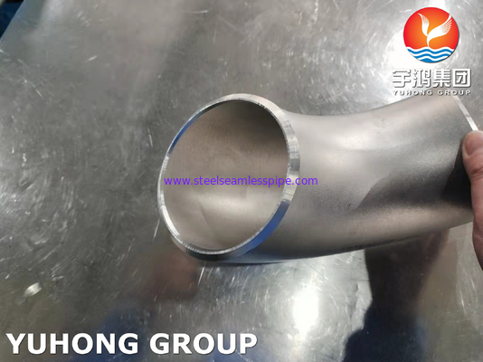 ASTM A403 WP304H स्टेनलेस स्टील 90 डिग्री LR कोहनी ASME B16.9 बटवेल्ड फिटिंग