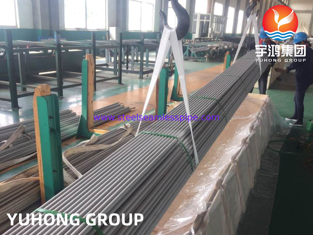 स्टेनलेस स्टील सीमलेस ट्यूब ASTM A 213 TP304/304L, TP316L, TP310S, TP316Ti, TP321/321H, TP347, TP317 हीट एक्सचेंजर हीटिंग बॉयलर अनुप्रयोग के लिए उच्च शक्ति