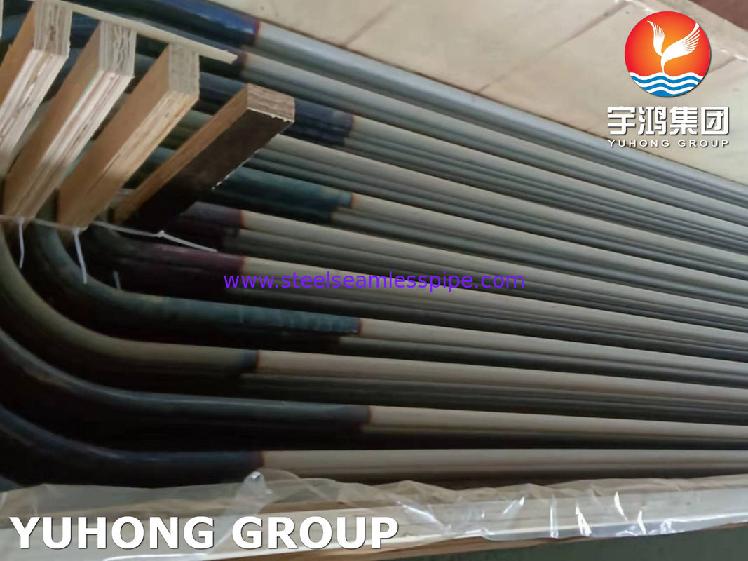 ASTM A213 TP317L स्टेनलेस स्टील यू बेंड ट्यूब हीट एक्सचेंजर ट्यूब 100% ET