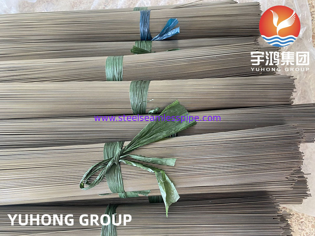 स्टेनलेस स्टील कैपिलरी ट्यूब ब्राइट एनील्ड ASTM A213 / ASTM A269 TP304/304L TP316/316L 19.05 X 1.65 X 6096MM