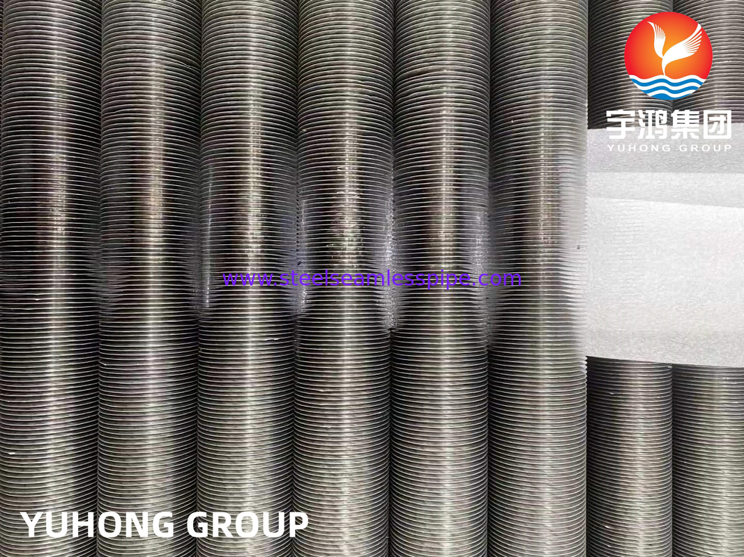 ASME SB163 UNS N04400 निकेल मिश्र धातु एम्बेडेड G प्रकार फिन ट्यूब एल्यूमीनियम फिन के साथ