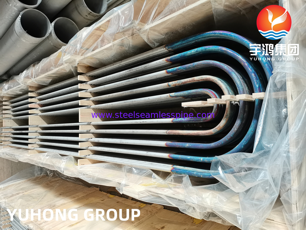 ASME SA213 TP316L स्टेनलेस स्टील U बेंड ट्यूब गर्मी एक्सचेंजर और बॉयलर के लिए