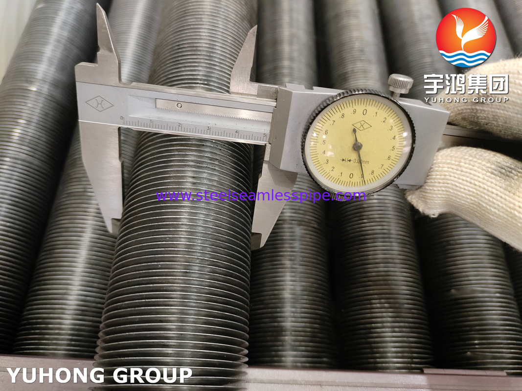 हीट एक्सचेंजर अनुप्रयोग के लिए ASME SA179+Al1060 G-टाइप/एंबेडेड फिन ट्यूब