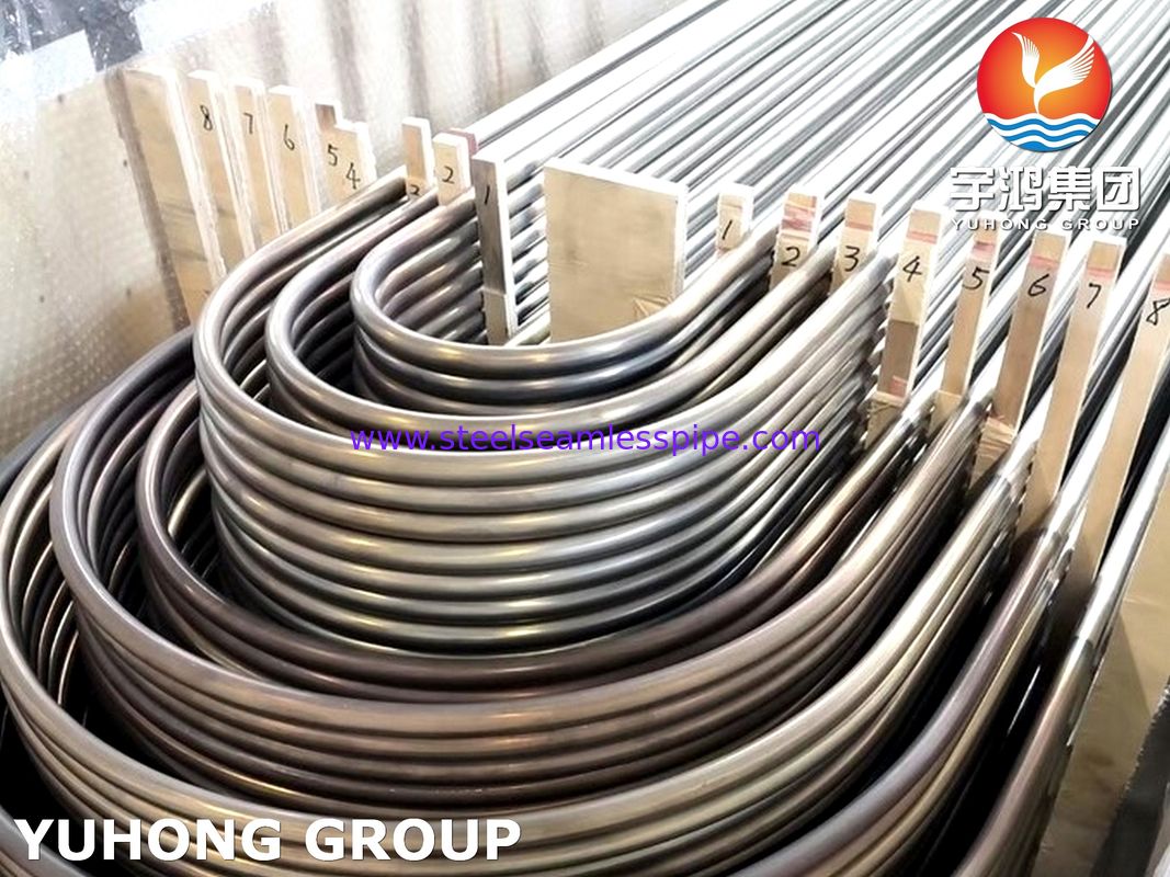 स्टेनलेस स्टील सीमलेस ASTM A213 / ASME SA213 TP321 / TP321H / TP347H बॉयलर यू बेंड ट्यूब