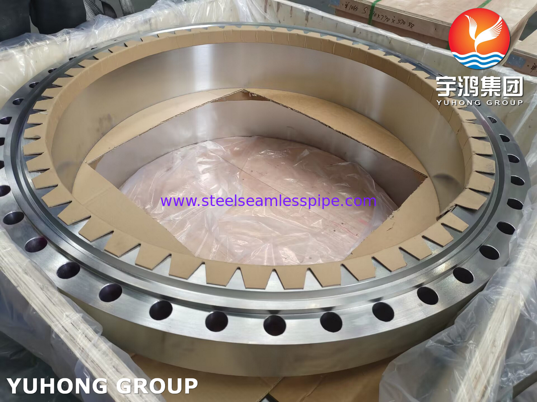 स्टेनलेस स्टील के फ्लैंग ASTM A182 F310, UNS S31000 वेल्ड नेक RTJ फ्लैंग B16.5