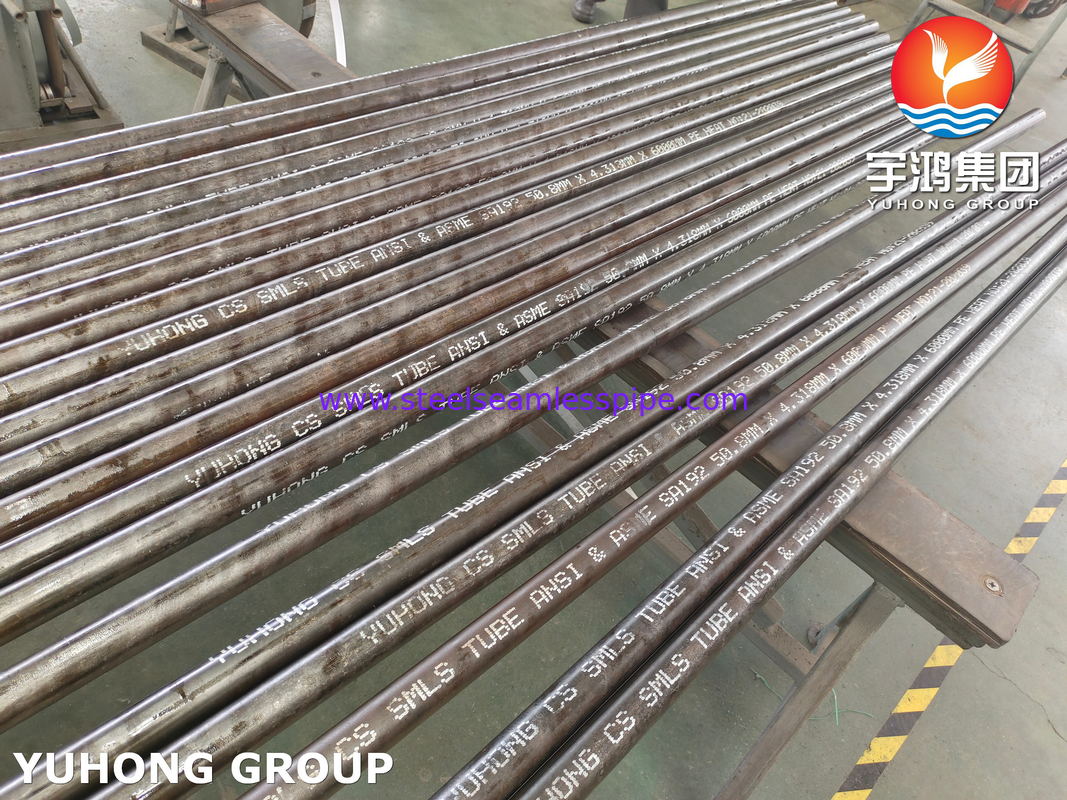 ASTM A192, ASME SA192 उच्च दबाव सेवा के लिए सीमलेस कार्बन स्टील ट्यूब, बॉयलर ट्यूब