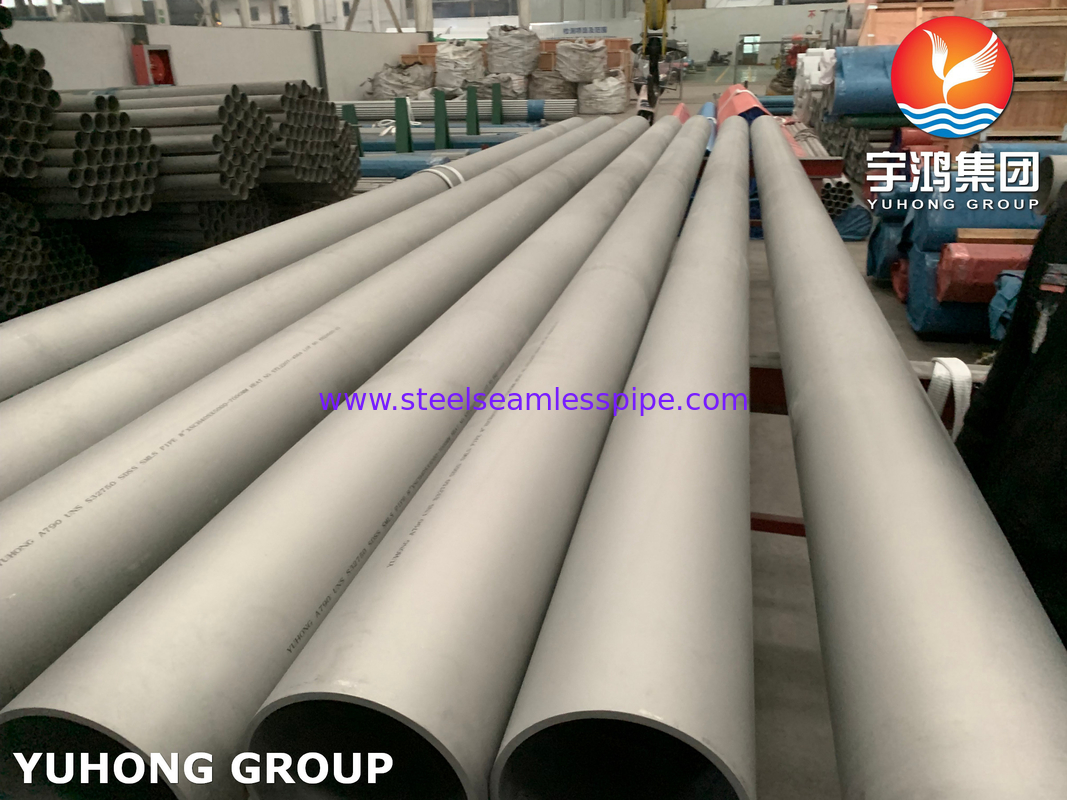 ASTM A790 UNS S32750, 1.4410 अपशिष्ट जल उपचार के लिए सुपर डुप्लेक्स स्टेनलेस स्टील सीमलेस पाइप