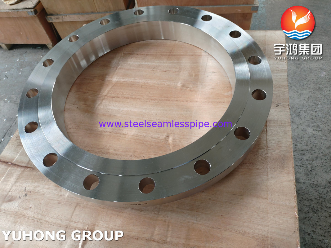 जल उपचार, ASTM A182 F904L, N08904 स्टेनलेस स्टील स्लिप ऑन फ्लैंज, उठाया हुआ चेहरा, B16.5