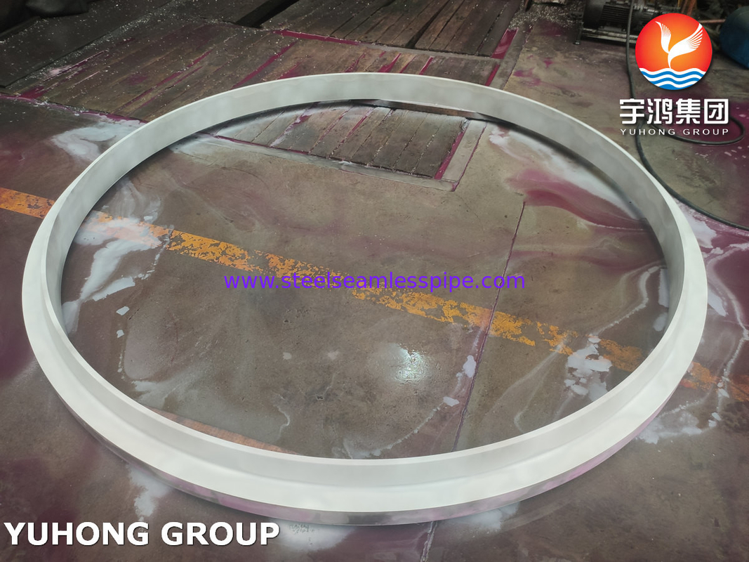 ASTM A182 F321 (UNS S32100) फोल्ड स्टेनलेस स्टील वेल्ड नेक फ्लैंज, उठाया चेहरा