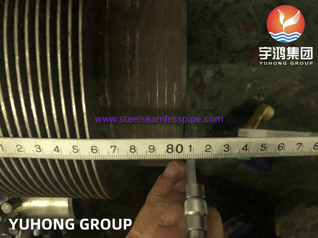 ASTM EN DIN ASTM A106 Gr.B A335 P5 P9 A312 TP304 317L स्टड फिन ट्यूब