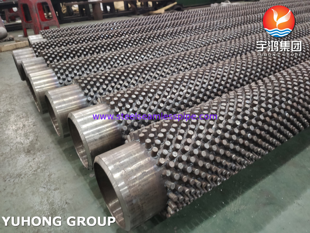 ASTM A335 P5 P9 P11 P22 P91 हीट एक्सचेंजर्स के लिए मिश्र धातु स्टील फिनेड ट्यूब