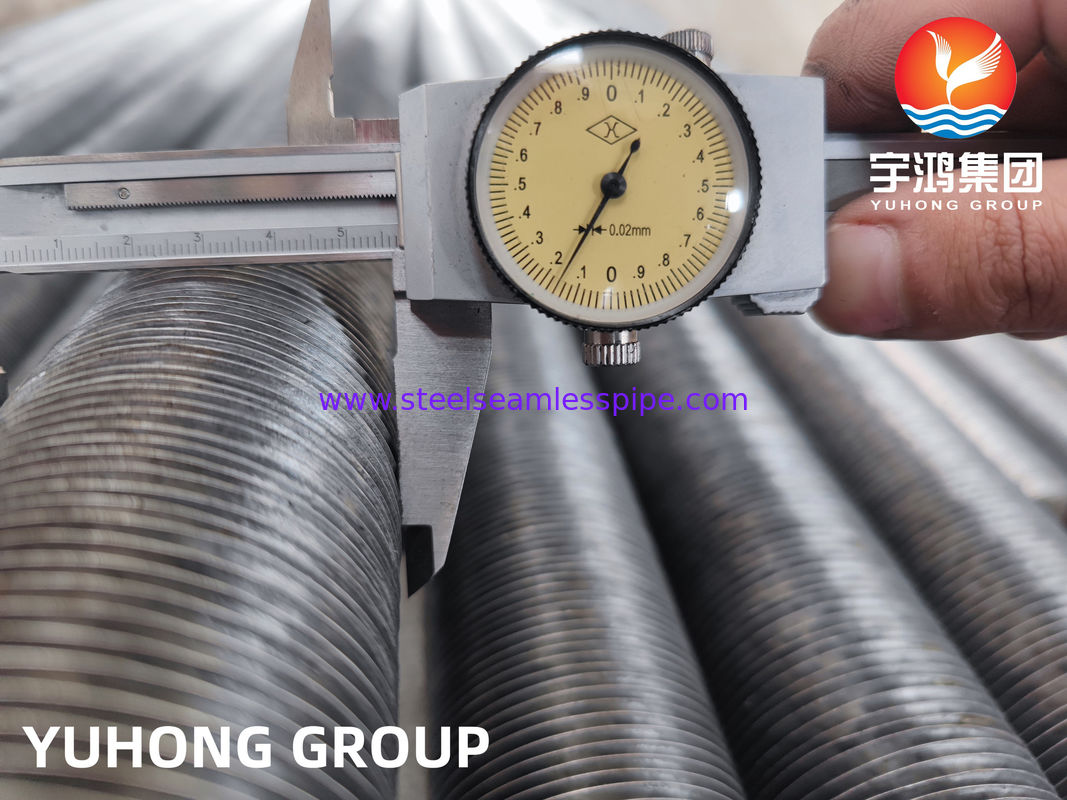 हीट एक्सचेंजर और कंडेनसर अनुप्रयोगों के लिए एल्यूमीनियम फिन सामग्री और कई फिन प्रकार के साथ अनुकूलित फिनेड ट्यूब