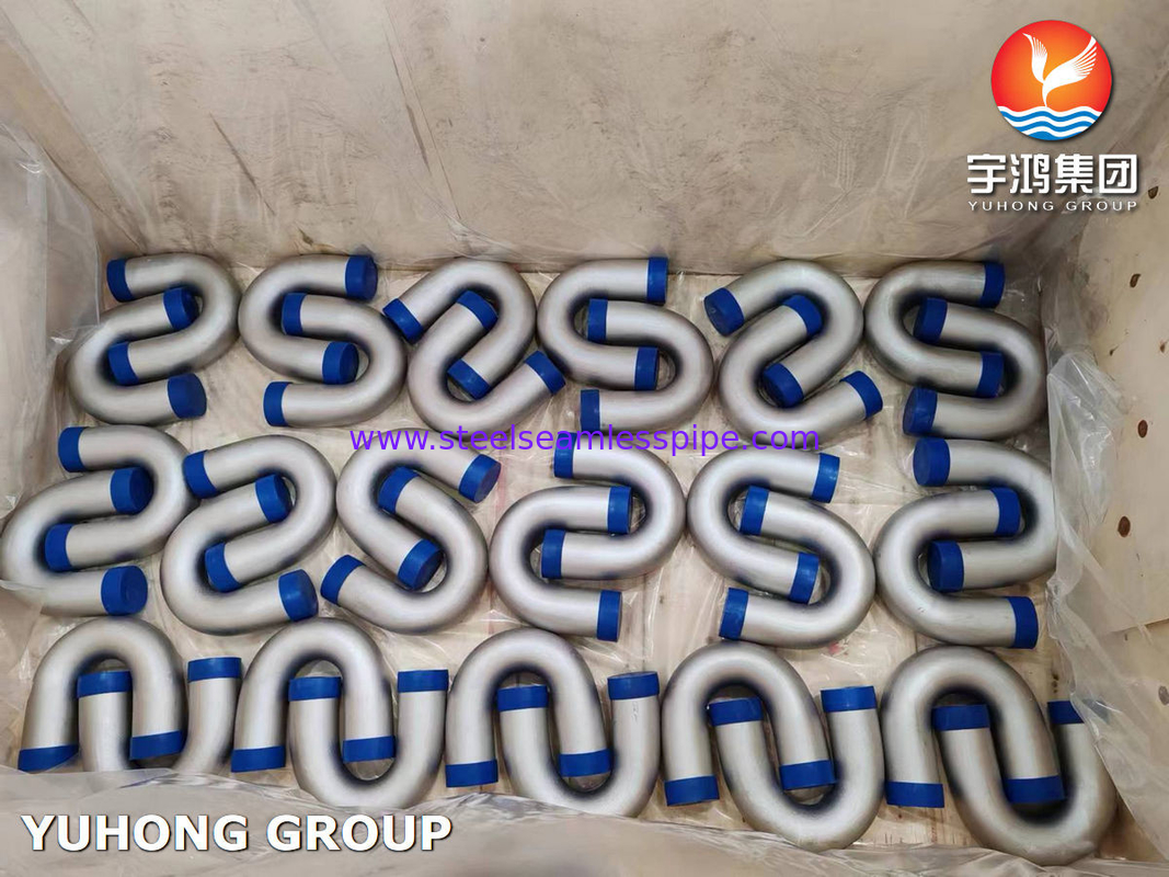 ASME SA213 TP316L 1.4404 स्टेनलेस स्टील U बेंड ट्यूब फायर हीटर के लिए