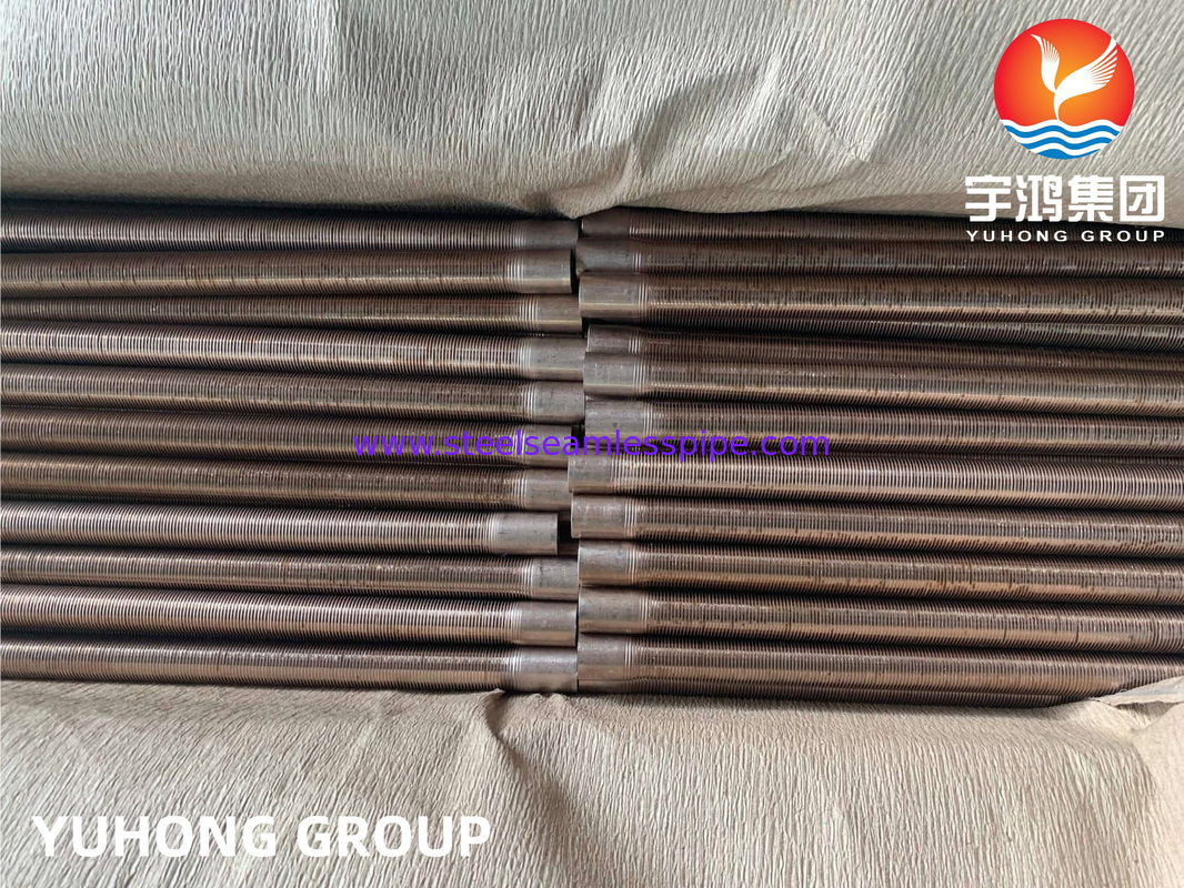 ASTM B111 C70600 CUNI 90/10 कपर निकेल मिश्र धातु रेडिएटर के लिए कम फिनड ट्यूब