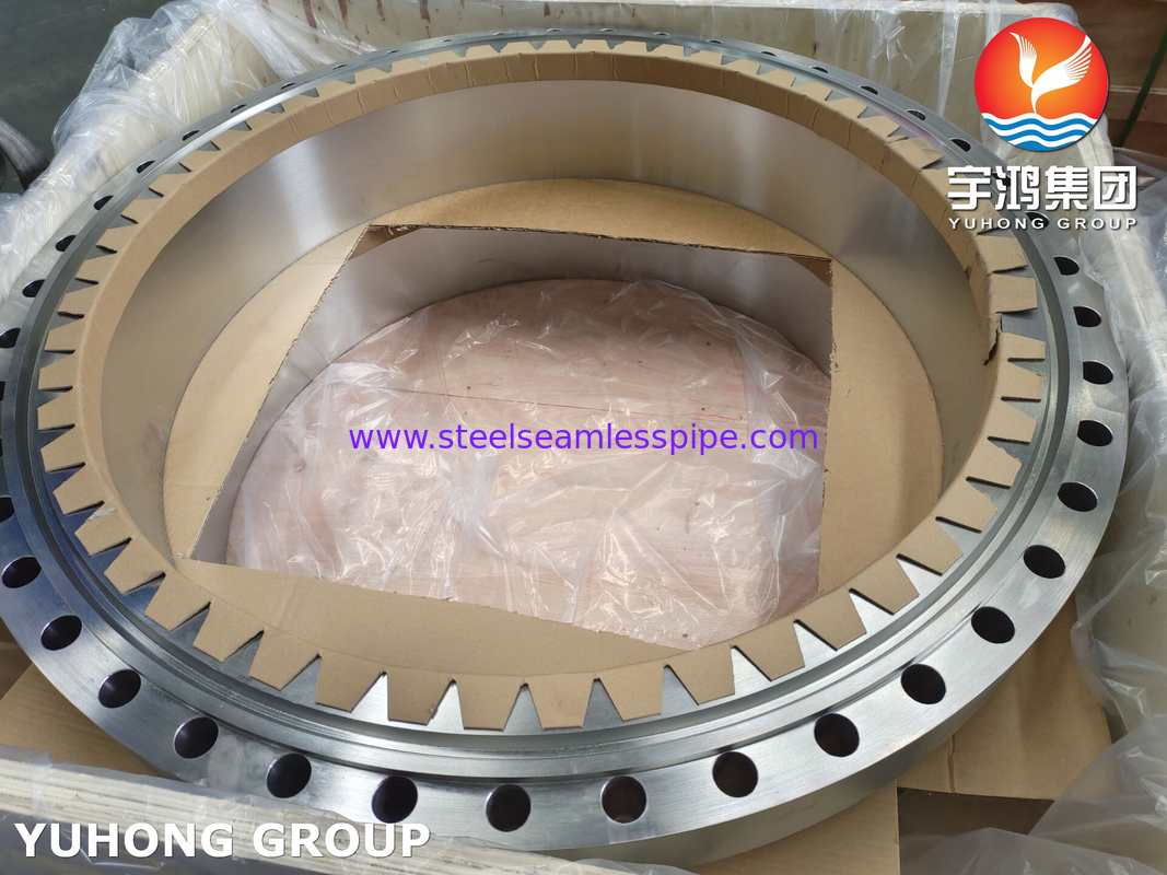 स्टेनलेस स्टील वेल्ड नेक आरटीजे फ्लैंज ASME B16.5 ASTM A182 F310 WNRTJ फ्लैंज