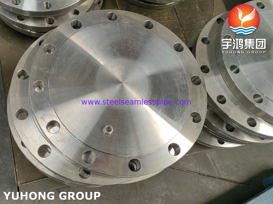 ASME B16.5 ASTM A105 / A105N कार्बन स्टील ब्लाइंड फ्लैंज फोल्डेड BLRF फ्लैंज
