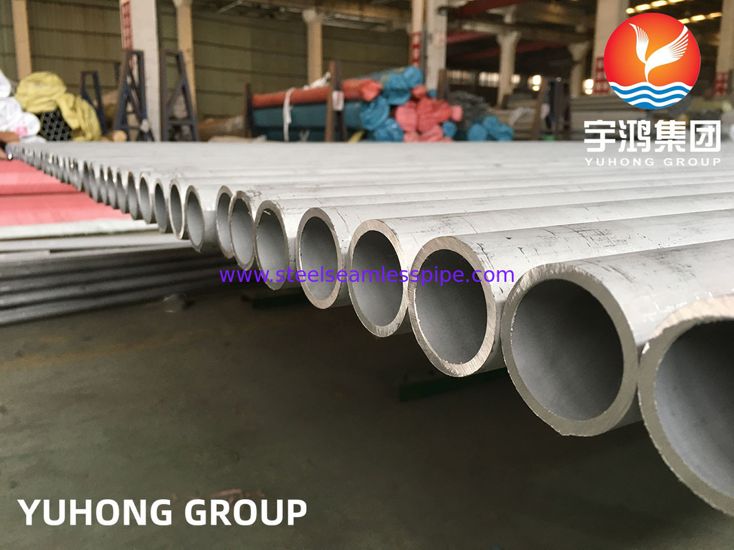 ASTM A312 ASME SA312 स्टेनलेस स्टील सीमलेस पाइप रासायनिक उद्योग अनुप्रयोग ABS BV DNV GL LR CCS KR
