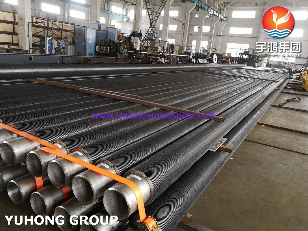 उच्च तापीय दक्षता और कॉम्पैक्ट हीट ट्रांसफर के लिए स्टेनलेस स्टील एचएफडब्ल्यू स्पाइरल वेल्डिंग फिन्ड ट्यूब