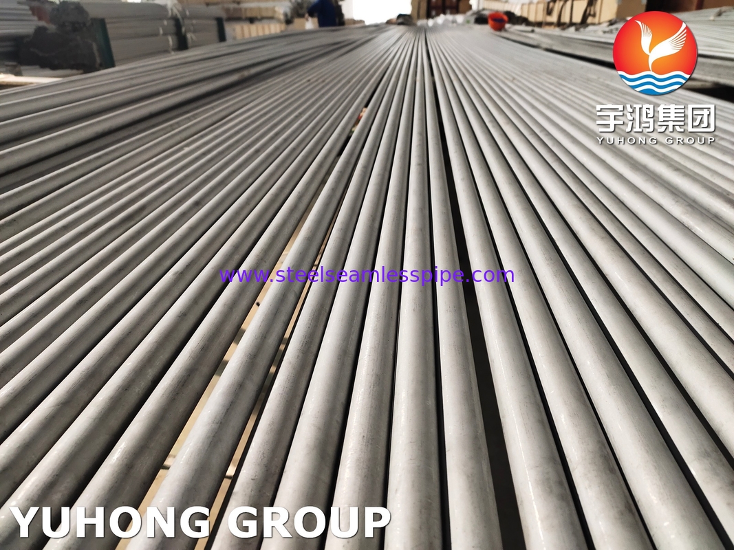 ASME SA789 S32205 19.05x2.11x6100MM डुप्लेक्स स्टील सीमलेस ट्यूब हीट एक्सचेंजर एयर कूलर कंडेनसर वाष्पीकरण
