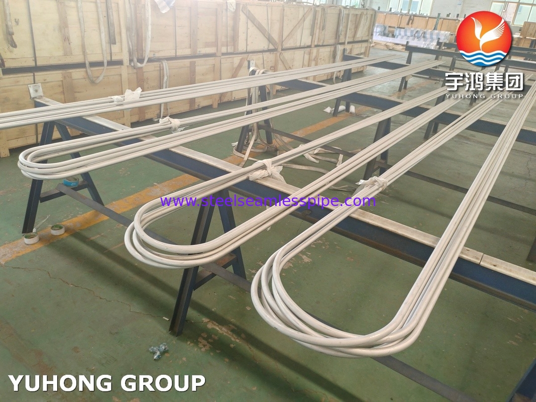 स्टेनलेस स्टील सीमलेस ट्यूब ASME SA213 TP304 1.4301 19.05 X 1.65 X गर्मी एक्सचेंजर के लिए लंबाई