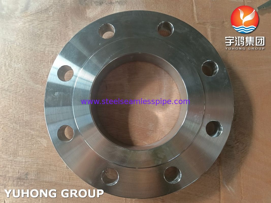 ASTM A182 F60 / UNS S32205 दोहरी स्टील फ्लैंज पर स्लिप मिश्र धातु 2205 SORF फ्लैंज