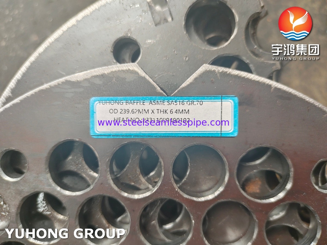 ASTM B171 C71500 शेल और ट्यूब हीट एक्सचेंजर्स के लिए कॉपर निकेल 70/30 ट्यूब शीट
