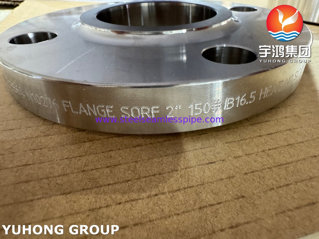 ASTM B564 UNS N10276 निकेल मिश्र धातु स्लिप ऑन फ्लैंज / हैस्टेलॉय C276 SORF फ्लैंज