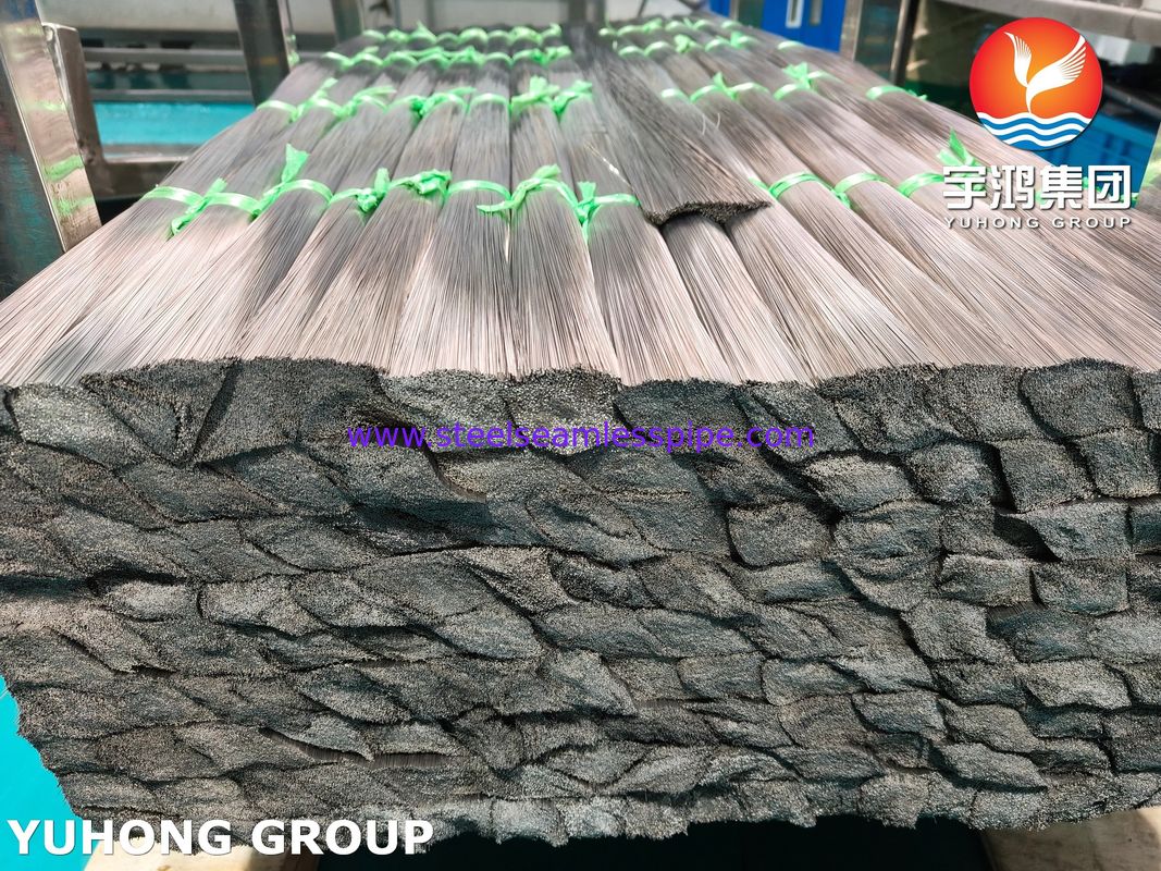 SUS304 चिकित्सा उपकरणों के लिए स्टेनलेस स्टील कैपिलरी ट्यूब ISO9626